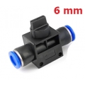 Fitting Valve 6mm นิวเมติกส์ HVFF6